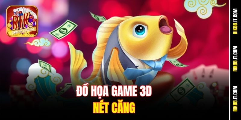 App Bắn Cá Tặng Xu Mới Rik88 - Nhận Ngay Ưu Đãi Hấp Dẫn 2 Đồ họa game 3D nét căng