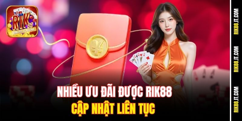 Giới Thiệu Rik88 3 Nhiều ưu đãi được Rik88 cập nhật liên tục
