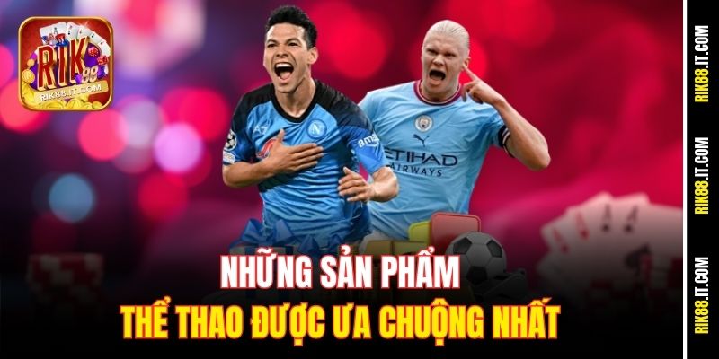 Những sản phẩm thể thao được ưa chuộng nhất